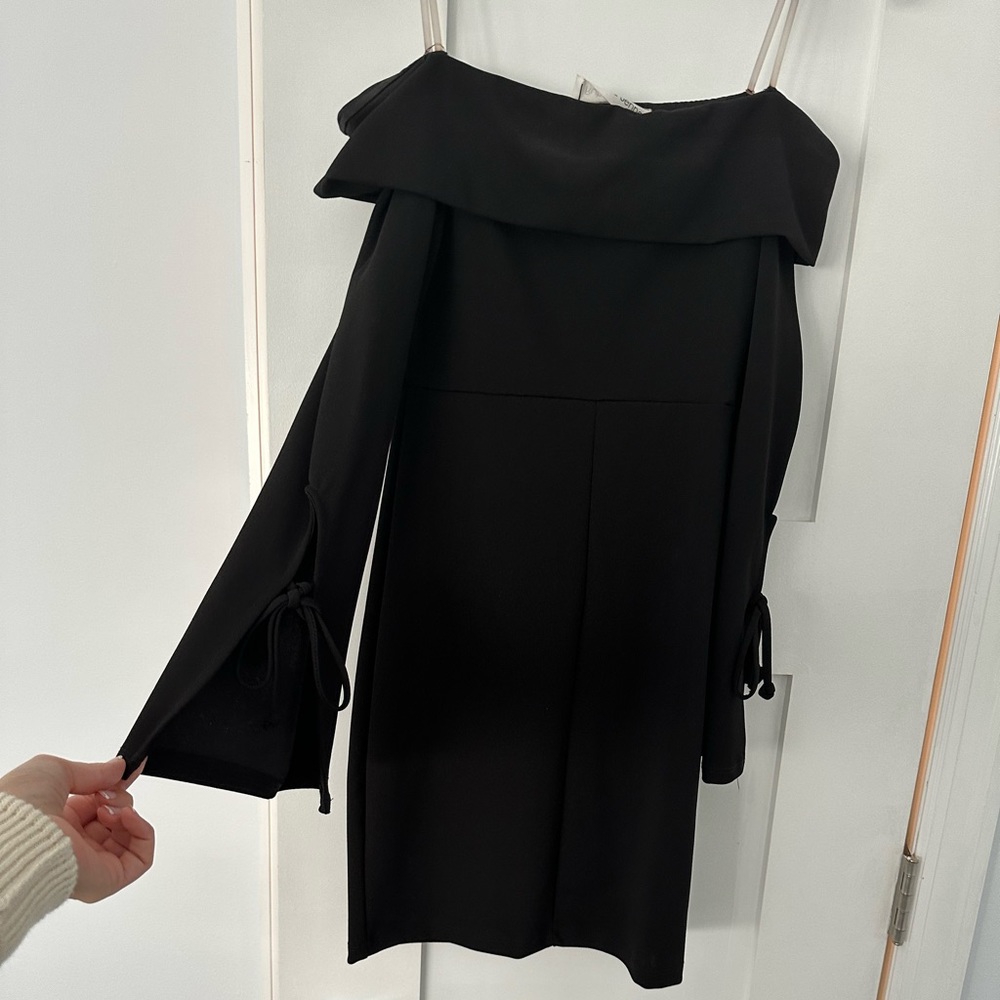 Ruby & Jenna Black Strapless Dress